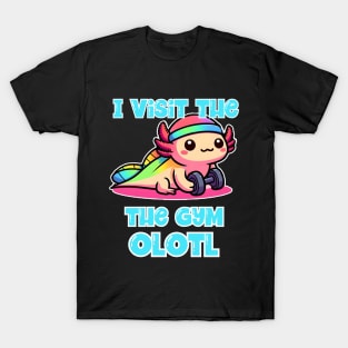 I visit the gym olotl T-Shirt